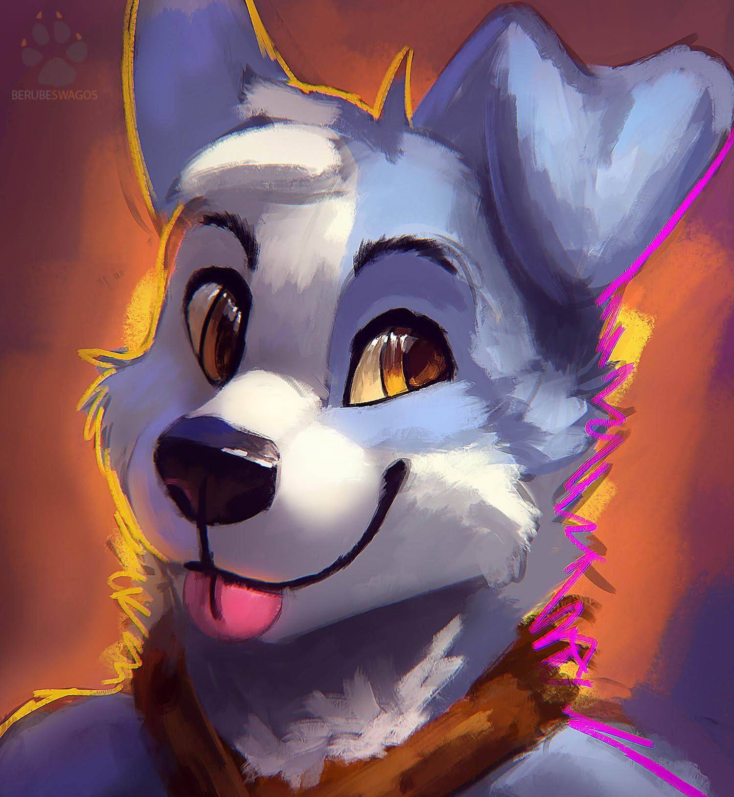 A colorful, painted headshot of Shifty against a yellow background.